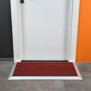 Artlines 20 mm 55x90 cm Rip Halı Yüzeyli Alüminyum Paspas