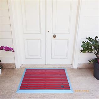 Artlines 20 mm 70x110 cm Kauçuk Yüzeyli Alüminyum Paspas