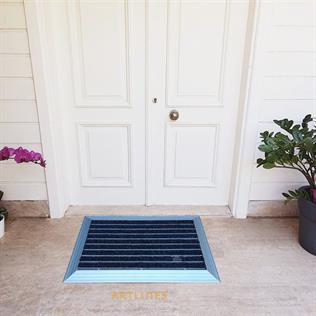 Artlines 20 mm 70x110 cm Rip Halı Yüzeyli Alüminyum Paspas