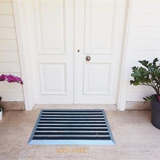 Artlines 20 mm 70x110 Rip Halı + Sıyırıcı Yüzeyli Alüminyum Paspas