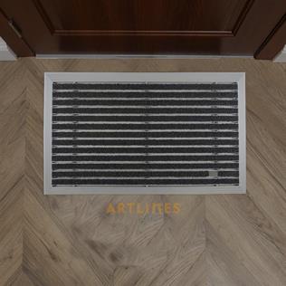 Artlines 20 mm 70x110 Velur Halı Yüzeyli Alüminyum Paspas