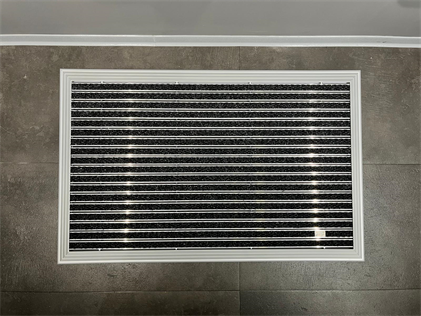 Artlines 20 mm Artnop Antrasit Halı Yüzeyli 70x110 Alüminyum Paspas