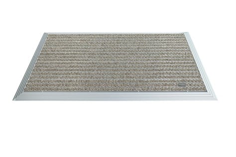 Artlines 20 mm Artnop Devetüyü Halı Yüzeyli 70x110 Alüminyum Paspas