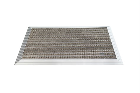 Artlines 20 mm Artnop Devetüyü Halı Yüzeyli 55x90 Alüminyum Paspas
