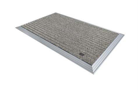 Artlines 20 mm Artnop Devetüyü Halı Yüzeyli 70x110 Alüminyum Paspas