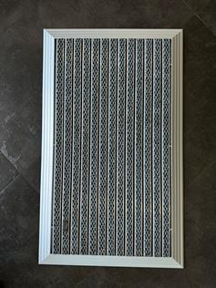 Artlines 20 mm Artnop Gri Halı Yüzeyli 55x90 Alüminyum Paspas