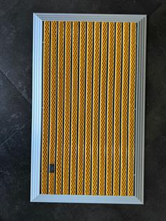 Artlines 20 mm Artnop Sarı Halı Yüzeyli 55x90 Alüminyum Paspas