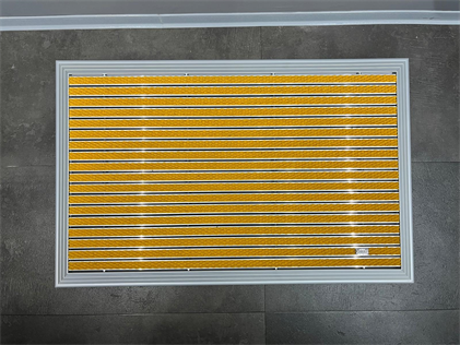 Artlines 20 mm Artnop Sarı Halı Yüzeyli 70x110 Alüminyum Paspas