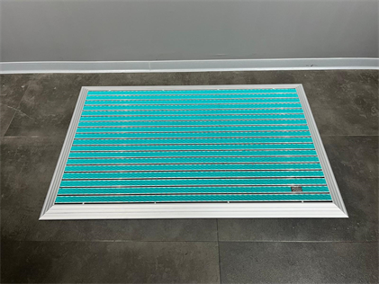 Artlines 20 mm Artnop Turkuaz Halı Yüzeyli 70x110 Alüminyum Paspas