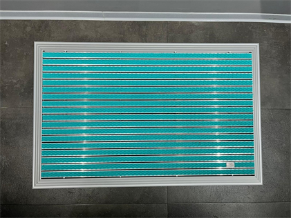 Artlines 20 mm Artnop Turkuaz Halı Yüzeyli 70x110 Alüminyum Paspas