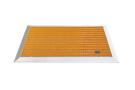 Artlines 20 mm Artnop Turuncu Halı Yüzeyli 55x90 Alüminyum Paspas
