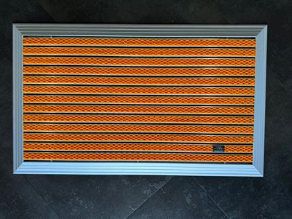 Artlines 20 mm Artnop Turuncu Halı Yüzeyli 55x90 Alüminyum Paspas