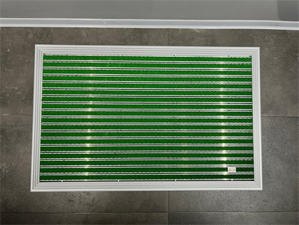 Artlines 20 mm Artnop Yeşil Halı Yüzeyli 70x110 Alüminyum Paspas