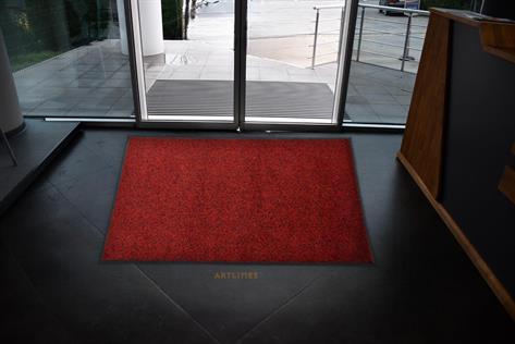 Artlines 84*147 cm Kırmızı Nem Alıcı Paspas