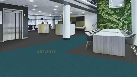 Artlines Basic 385 Neptune Karo Halı