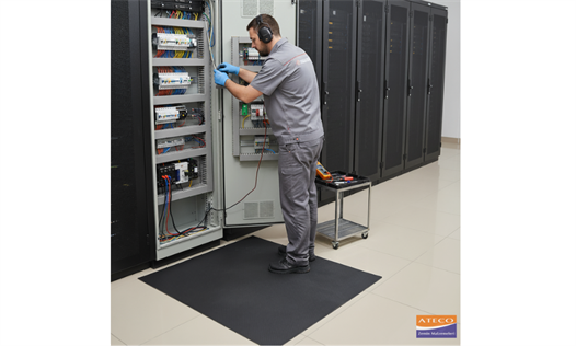 Artlines En:100 cm Siyah Yalıtkan Paspas 3mm 20KV