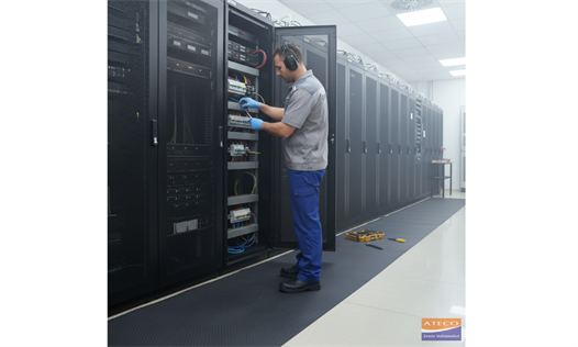 Artlines En:100 cm Siyah Yalıtkan Paspas 3mm 20KV