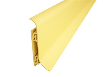 Crispo 70 mm Alüminyum Süpürgelik Mat Eloksal Sarı