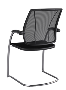 Diffrient Occasional Liberty Siyah Bekleme Koltuğu