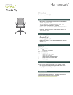 Diffrient World Çalışma Koltuğu