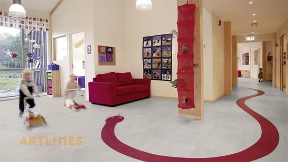 Flex 1508 Sand White Sök-Tak LVT 50*50 cm