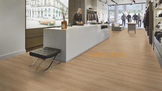 Flex 1615 Design Blond Oak Sök-Tak LVT 100*20 cm