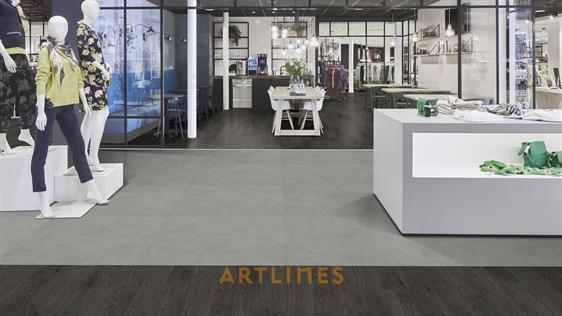 Flex 1623 Concrete Grigrio Sök-Tak LVT 100CM*100CM