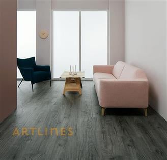 Flex 1674 Oak Rustic Anthra Sök-Tak LVT 150CM*28CM