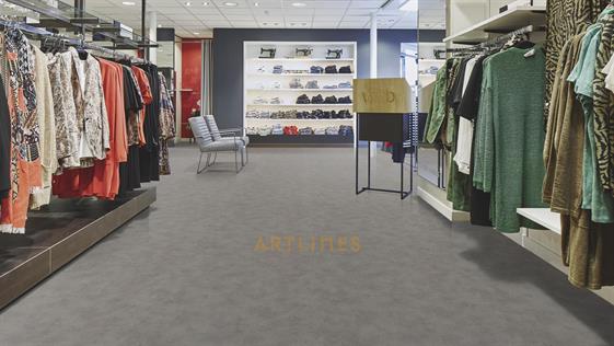 Flex Material 63430 Grey Cement Sök-Tak LVT 50*50 cm