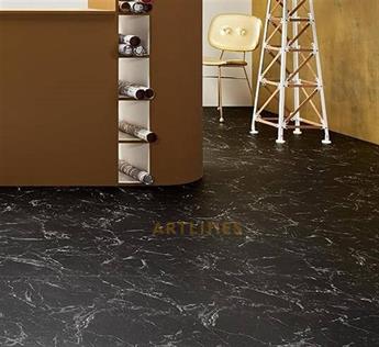 Flex Material 63454 Black Marble Sök-Tak LVT 50*50 cm