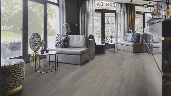 Flex Wood 60280 Grey Giant Oak 5,00 mm Sök-Tak LVT 150*28 cm