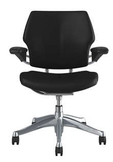 Freedom Toplantı Koltuğu Siyah Bizon Deri