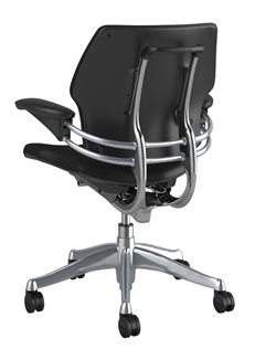 Freedom Toplantı Koltuğu Siyah Bizon Deri