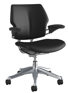 Freedom Toplantı Koltuğu Siyah Bizon Deri