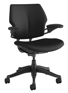 Freedom Toplantı Koltuğu Siyah Bizon Deri