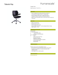 Freedom Toplantı Koltuğu Siyah Bizon Deri