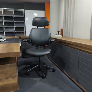 Freedom Yönetici Koltuğu Siyah Vita (Deri Görünümlü) Kumaş