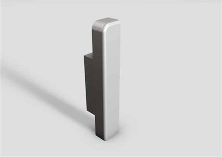 LATO 120 mm Alüminyum Süpürgelik Kapak