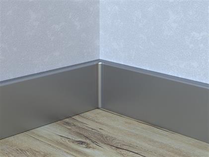 LATO 83 mm Alüminyum Süpürgelik İç Köşe