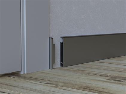 LATO 83 mm Alüminyum Süpürgelik Kapak