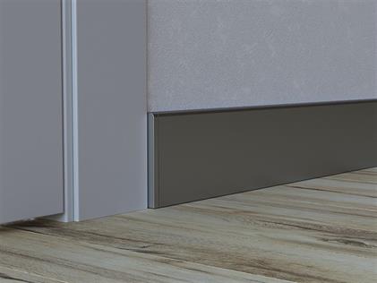 LATO 83 mm Alüminyum Süpürgelik Kapak