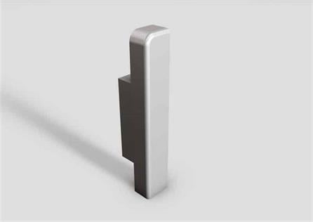 LATO 83 mm Alüminyum Süpürgelik Kapak