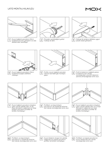 LATO 83 mm Alüminyum Süpürgelik Mat Eloksal Siyah
