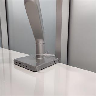 M8 Gri Çift Monitör Taşıyıcı + Mpower