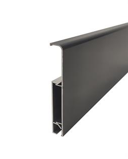 Rain 100 mm Alüminyum Süpürgelik Antrasit Ral:7016