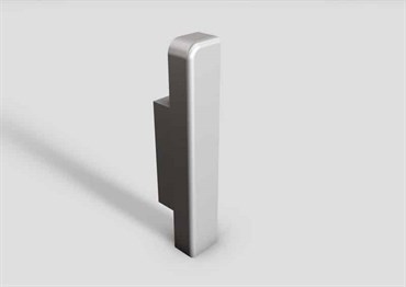 LATO 100 mm Alüminyum Süpürgelik Kapak