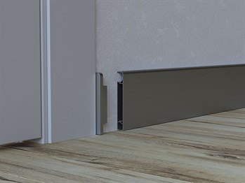 LATO 100 mm Alüminyum Süpürgelik Kapak