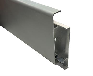 RAIN 100 mm Alüminyum Süpürgelik  Pres / Ham Boyasız