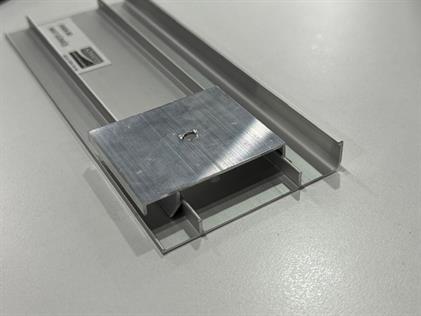 RAIN 100 mm Alüminyum Süpürgelik  Pres / Ham Boyasız