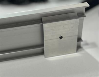 RAIN 100 mm Alüminyum Süpürgelik  Pres / Ham Boyasız